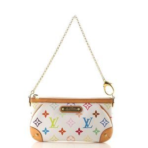 Louis Vuitton Milla Pochette Monogram Multicolor MM White